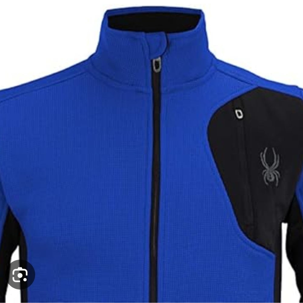 Spyder Boys Blue Full-Zip Jacket
